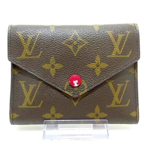 LOUIS VUITTON Portefeuille Victorine Fuchsia Monogram - 386-080825 - Picture 1 of 11